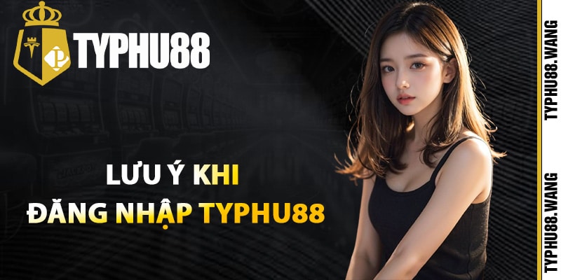 Các điểm cần lưu ý khi đăng nhập Typhu88